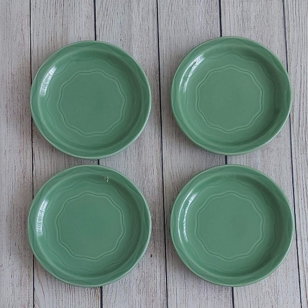 Syracuse China 6.25" Side/Bread Plates Sage Cantina Set Of 4